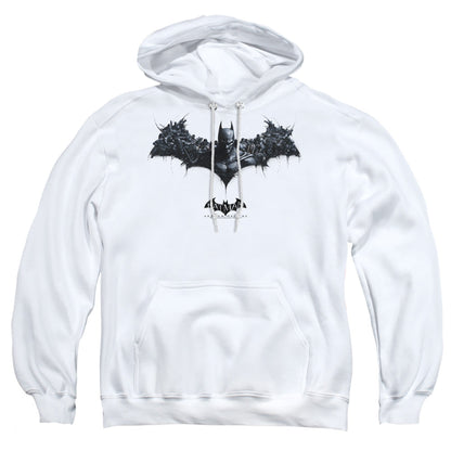Batman Arkham Origins Bat Of Enemies Mens Hoodie White Officially Licensed