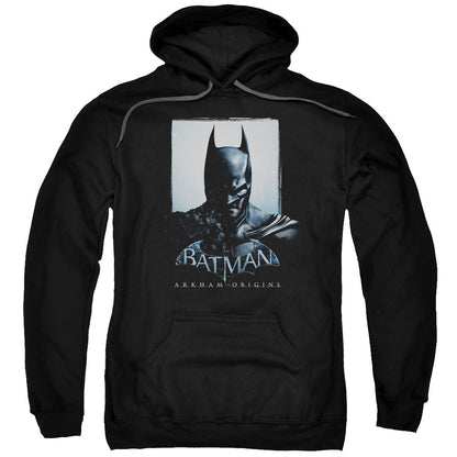 Batman Arkham Origins Two Sides Mens Hoodie Black Officially Licensed