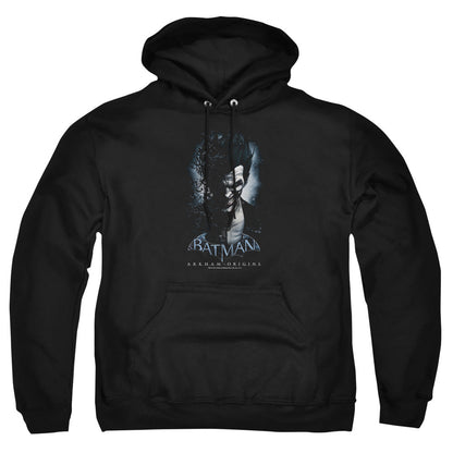 Batman Arkham Origins Joker Mens Hoodie Black Officially Licensed