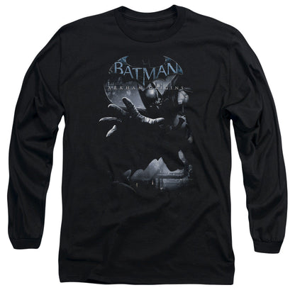 Batman Arkham Origins Out Of The Shadows Mens Long Sleeve Shirt Black Officially Licensed