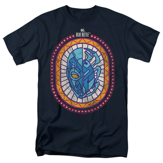 Blue Beetle (2023) Reyes Courage Mens T Shirt Navy Officially Licensed