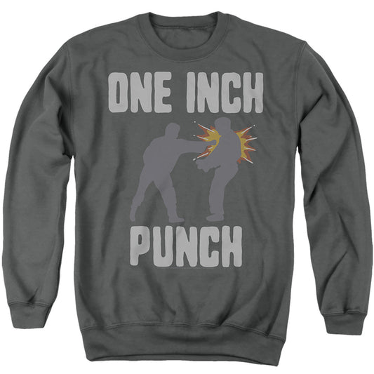 Bruce Lee The Small But Mighty Mens Crewneck Sweatshirt Charcoal Officially Licensed