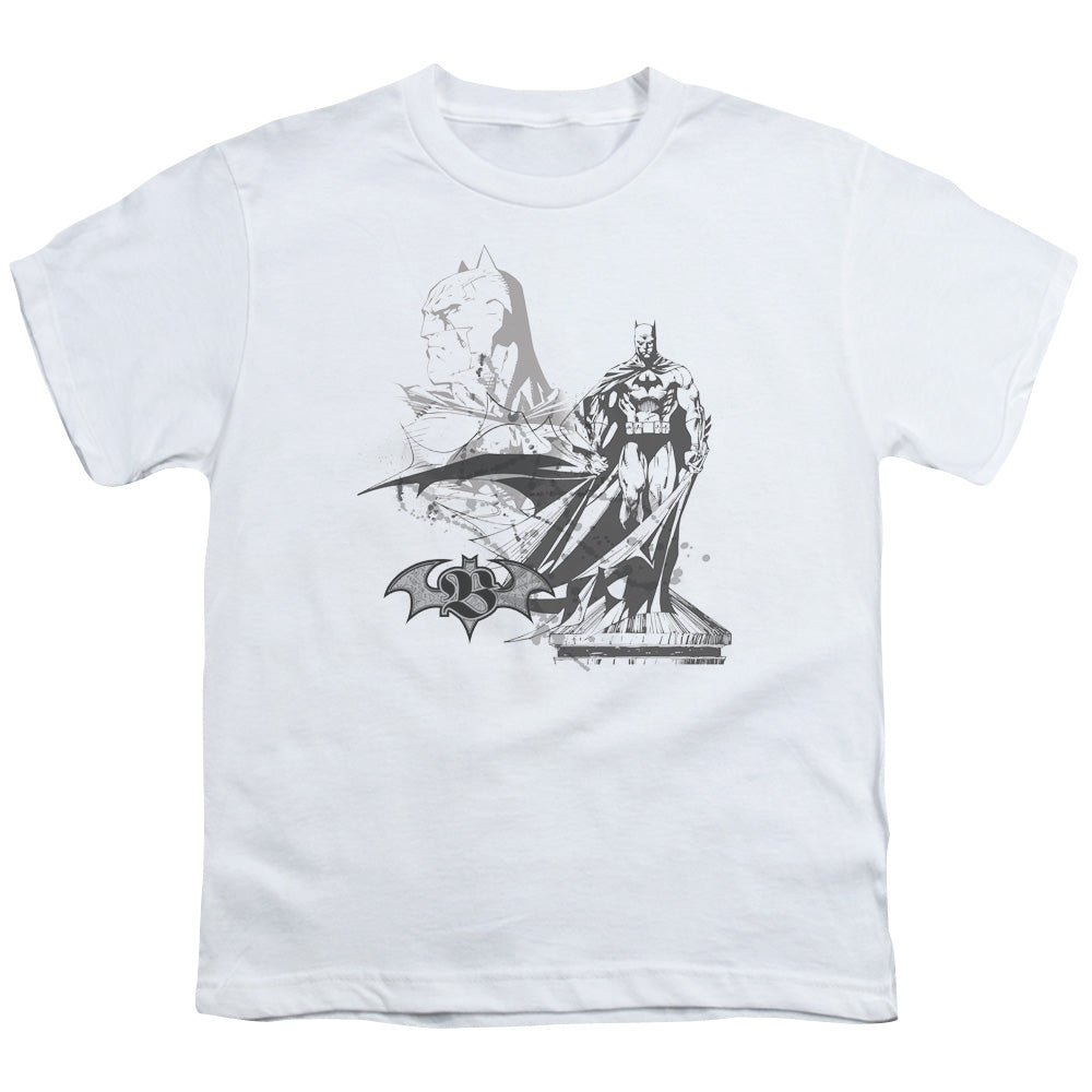 Batman Overseer Kids Youth T Shirt White Officially Licensed