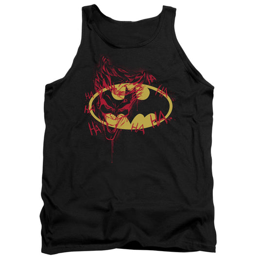 Batman Joker Graffiti Mens Tank Top Shirt Black Officially Licensed