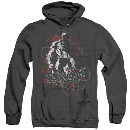 Batman Urban Gotham Heather Mens Hoodie Black Officially Licensed