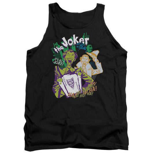 Batman Its All A Joke 2 Mens Tank Top Shirt Black Officially Licensed