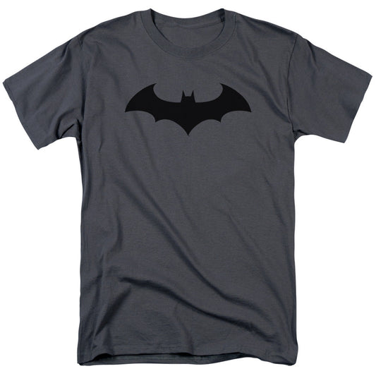 Batman Hush Logo Mens T Shirt Charcoal Officially Licensed