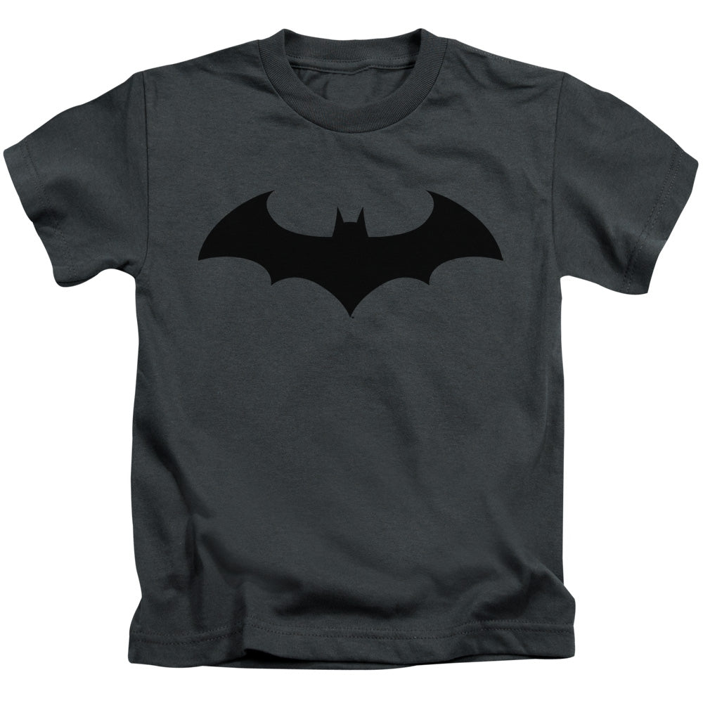 Batman Hush Logo Juvenile Kids Youth T Shirt Charcoal Officially Licensed