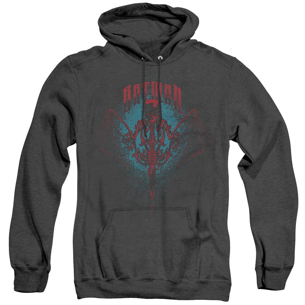 Batman Carpe Nocturn Heather Mens Hoodie Black Officially Licensed
