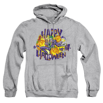 Batman Ha Ha Halloween Mens Hoodie Athletic Heather Officially Licensed