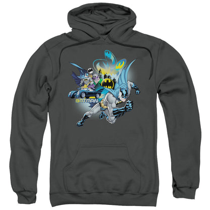 Batman Call Of Duty Mens Hoodie Charcoal Officially Licensed