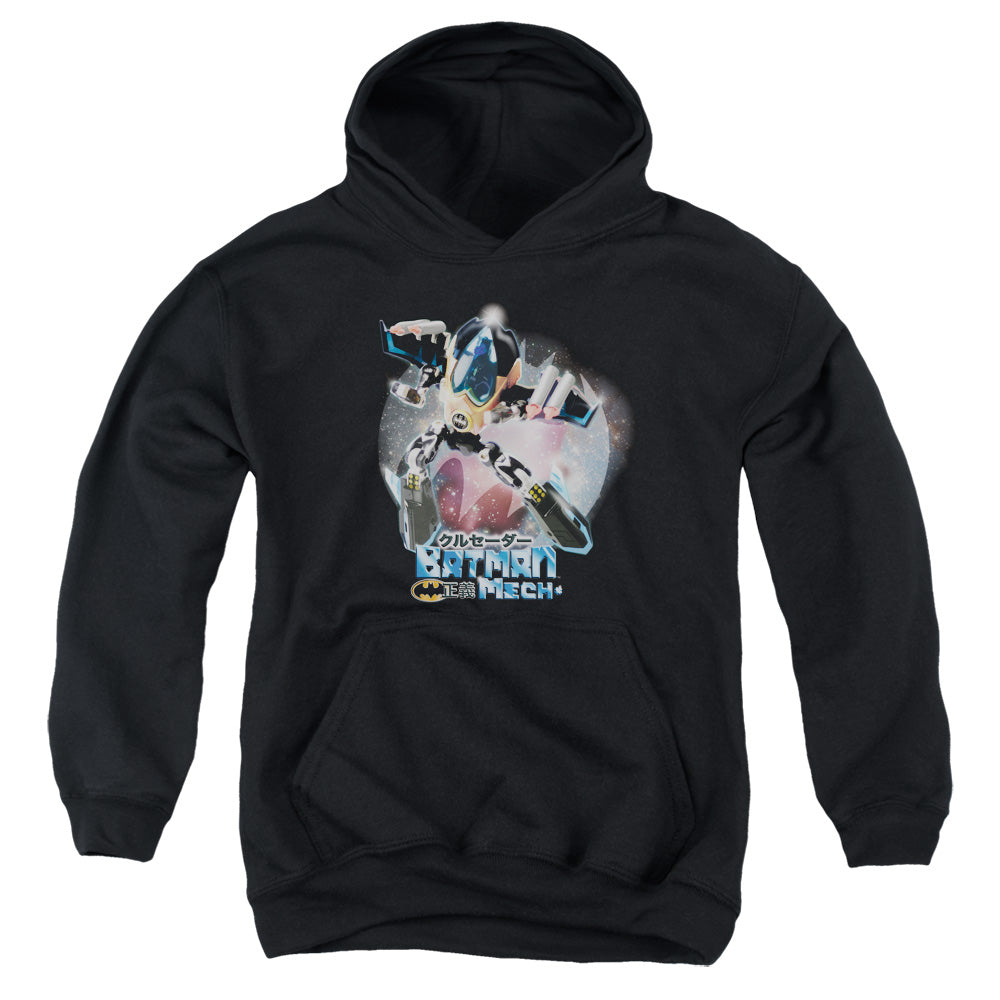 Batman Batman Mech Kids Youth Hoodie Black Officially Licensed