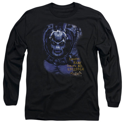 Batman Aa Arkham Bane Mens Long Sleeve Shirt Black Officially Licensed
