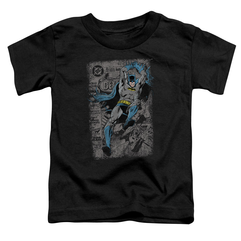 Batman Detective #487 Distress Toddler Kids Youth T Shirt Black Officially Licensed