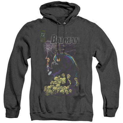 Batman Cover #516 Heather Mens Hoodie Black Officially Licensed