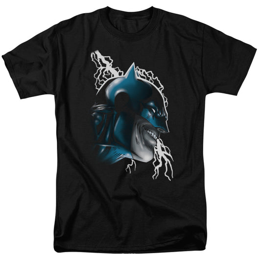 Batman Crazy Grin Mens T Shirt Black Officially Licensed