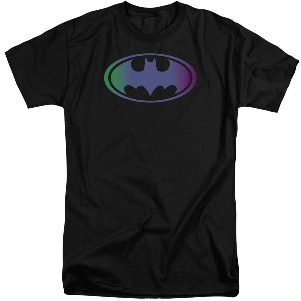 Batman Gradient Bat Logo Mens Tall T Shirt Black Officially Licensed