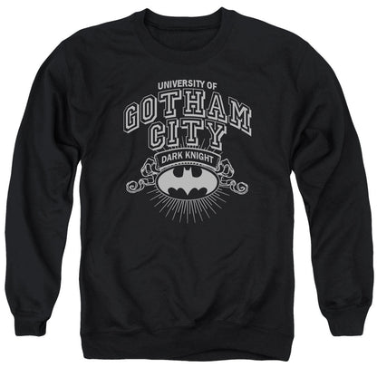 Batman University Of Gotham Mens Crewneck Sweatshirt Black