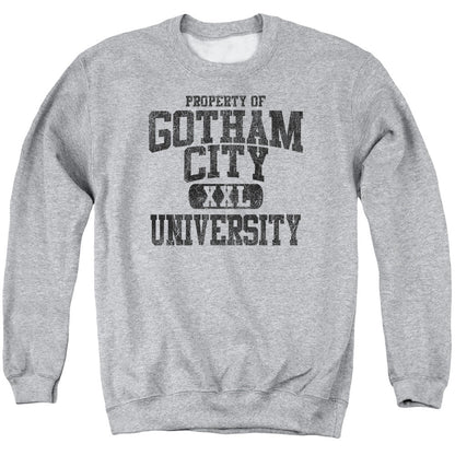 Batman Property Of Gcu Mens Crewneck Sweatshirt Athletic Heather