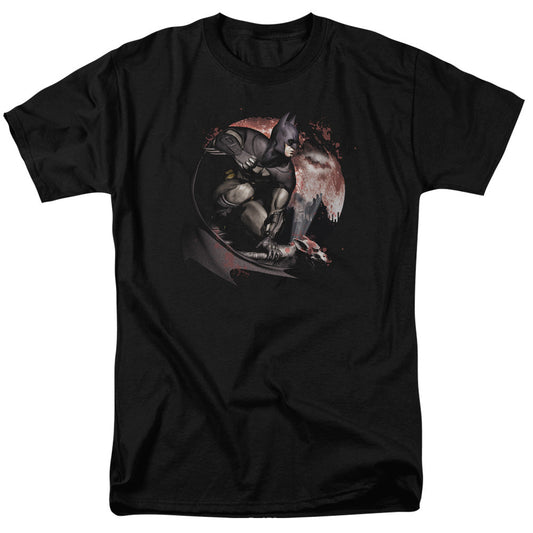 Arkham City Blood Moon Mens T Shirt Black Officially Licensed