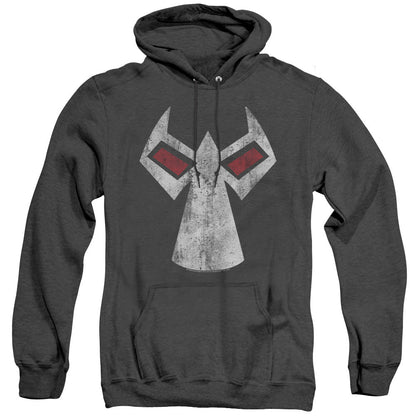Batman Bane Mask Heather Mens Hoodie Black Officially Licensed