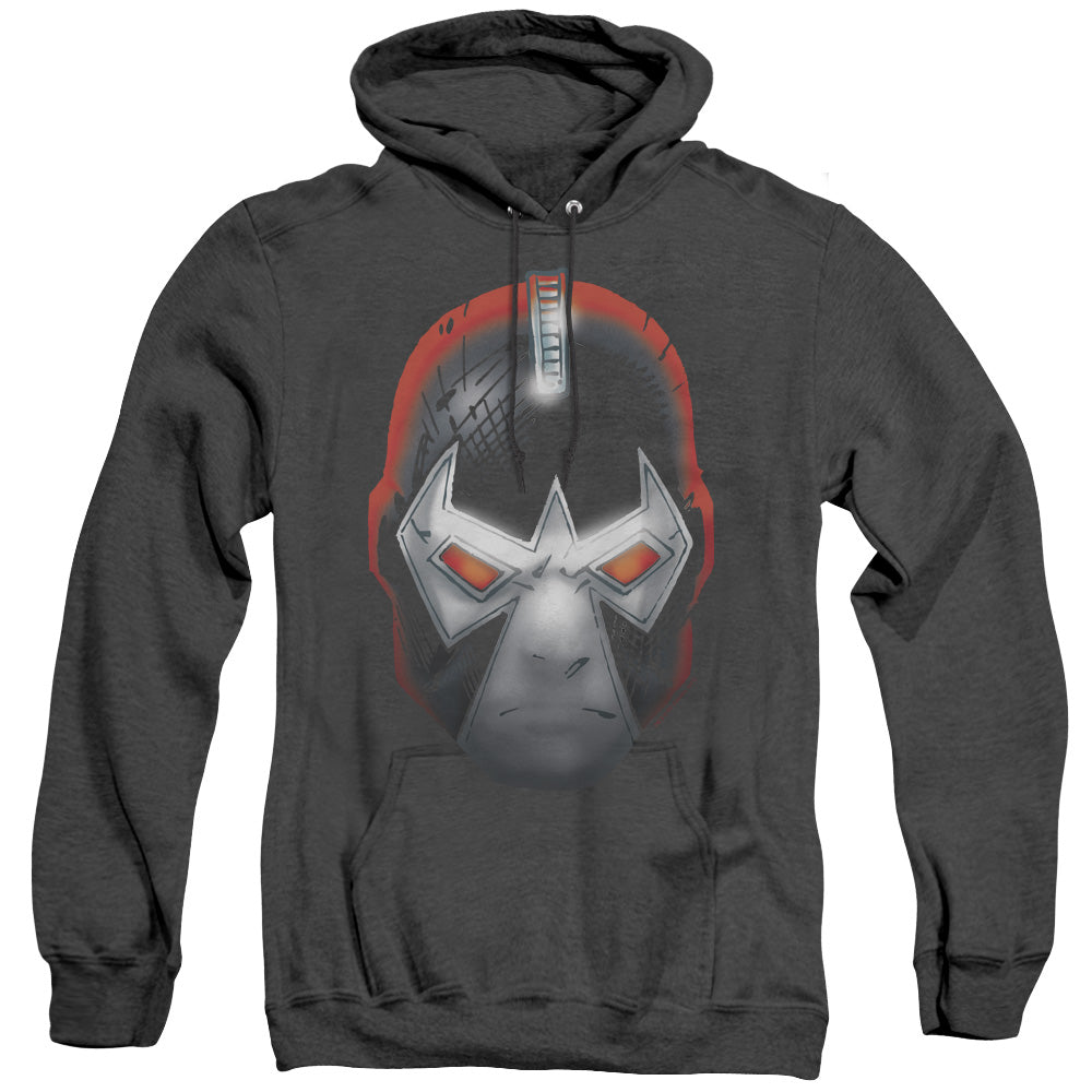 Batman Bane Head Heather Mens Hoodie Black Officially Licensed