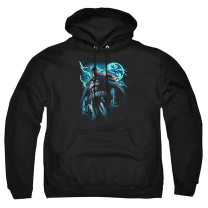 Batman Stormy Knight Mens Hoodie Black Officially Licensed