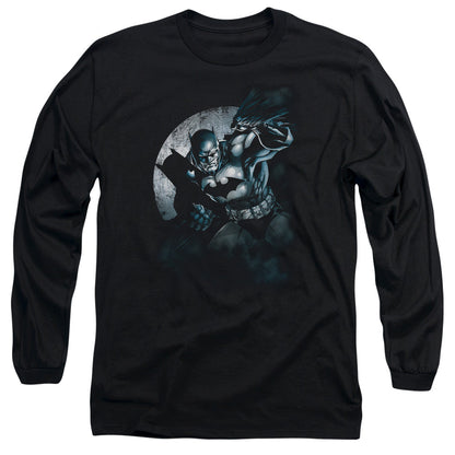 Batman Batman Spotlight Mens Long Sleeve Shirt Black Officially Licensed