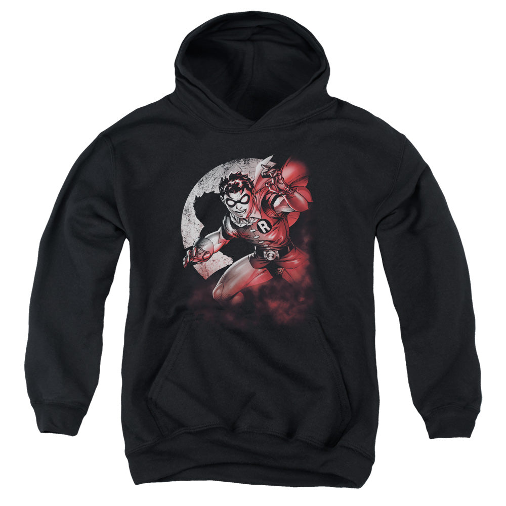 Batman Robin Spotlight Kids Youth Hoodie Black Officially Licensed