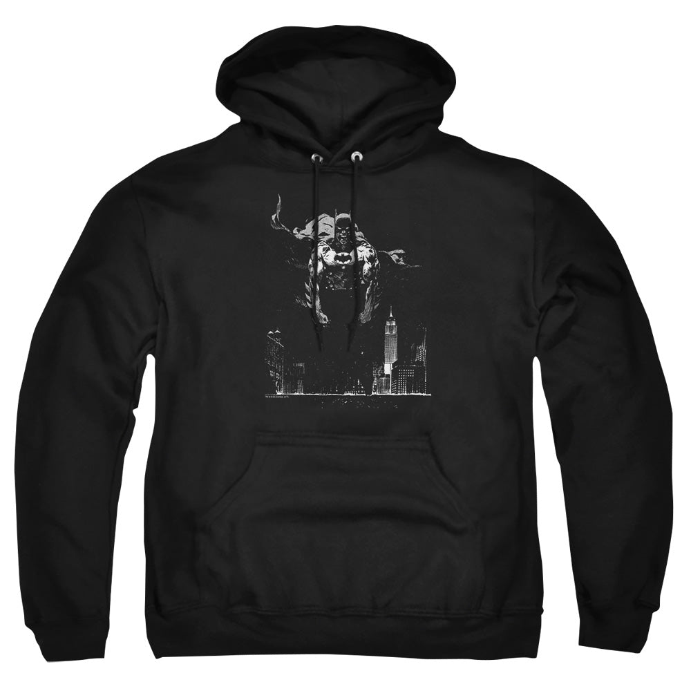 Batman Dirty City Mens Hoodie Black Officially Licensed