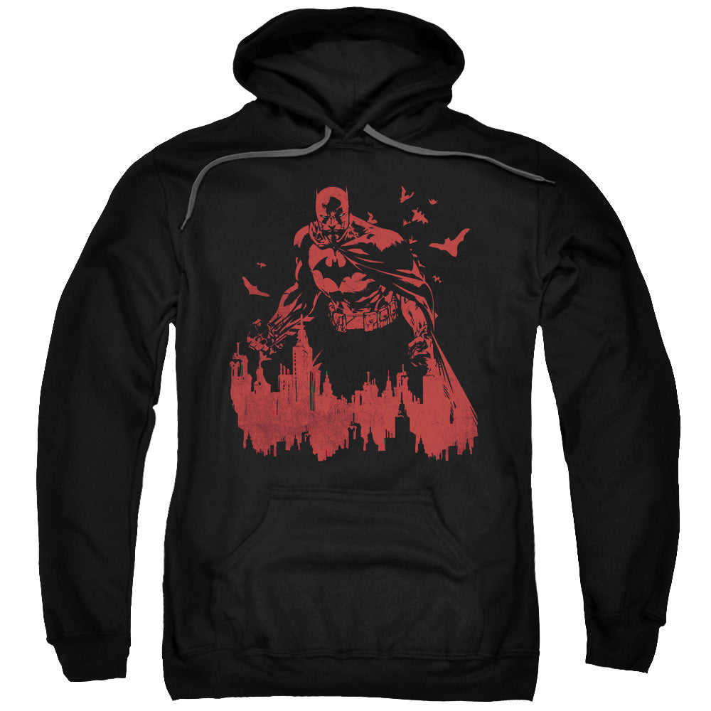 Batman Red Knight Mens Hoodie Black Officially Licensed