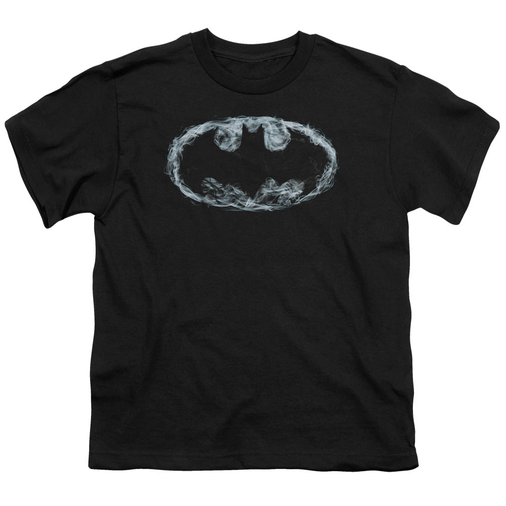 Batman Smoke Signal Kids Youth T Shirt Black Officially Licensed