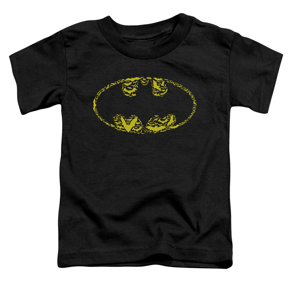Batman Bats On Bats Toddler Kids Youth T Shirt Black Officially Licensed