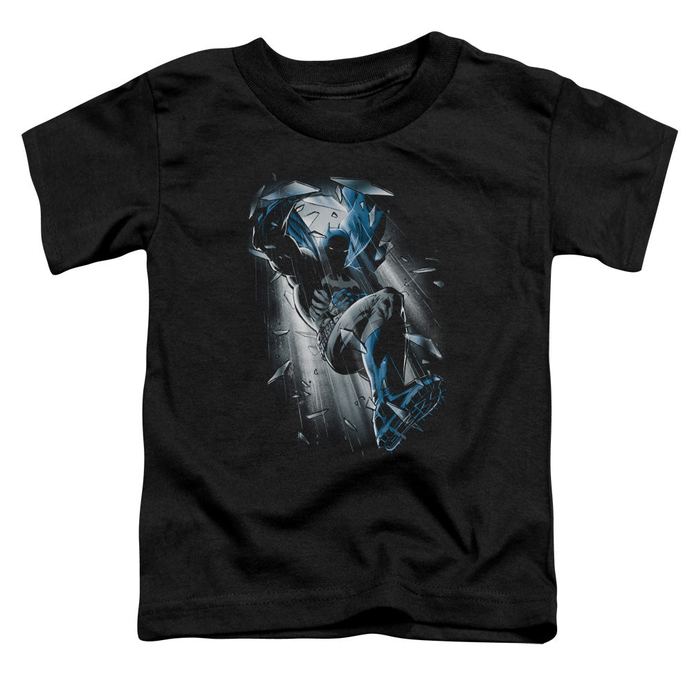 Batman Bat Crash Toddler Kids Youth T Shirt Black Officially Licensed