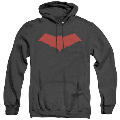 Batman Red Hood Heather Mens Hoodie Black Officially Licensed