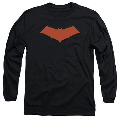 Batman Red Hood Mens Long Sleeve Shirt Black Officially Licensed