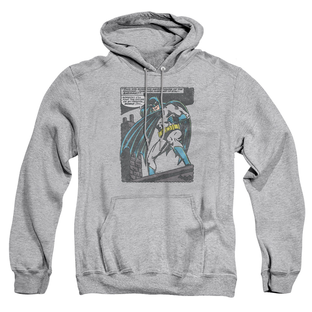 Batman Bat Origins Mens Hoodie Athletic Heather Officially Licensed