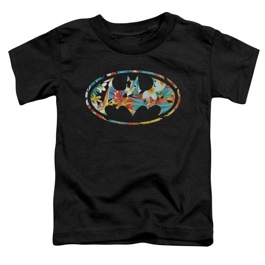 Batman Hawaiian Bat Toddler Kids Youth T Shirt Black Officially Licensed