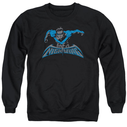Batman Wing Of The Night Mens Crewneck Sweatshirt Black