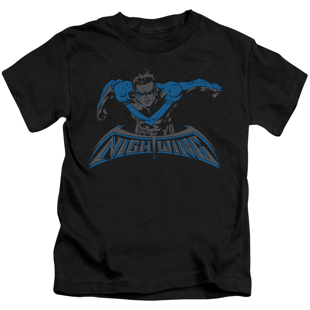 Batman Wing Of The Night Juvenile Kids Youth T Shirt Black Officially Licensed