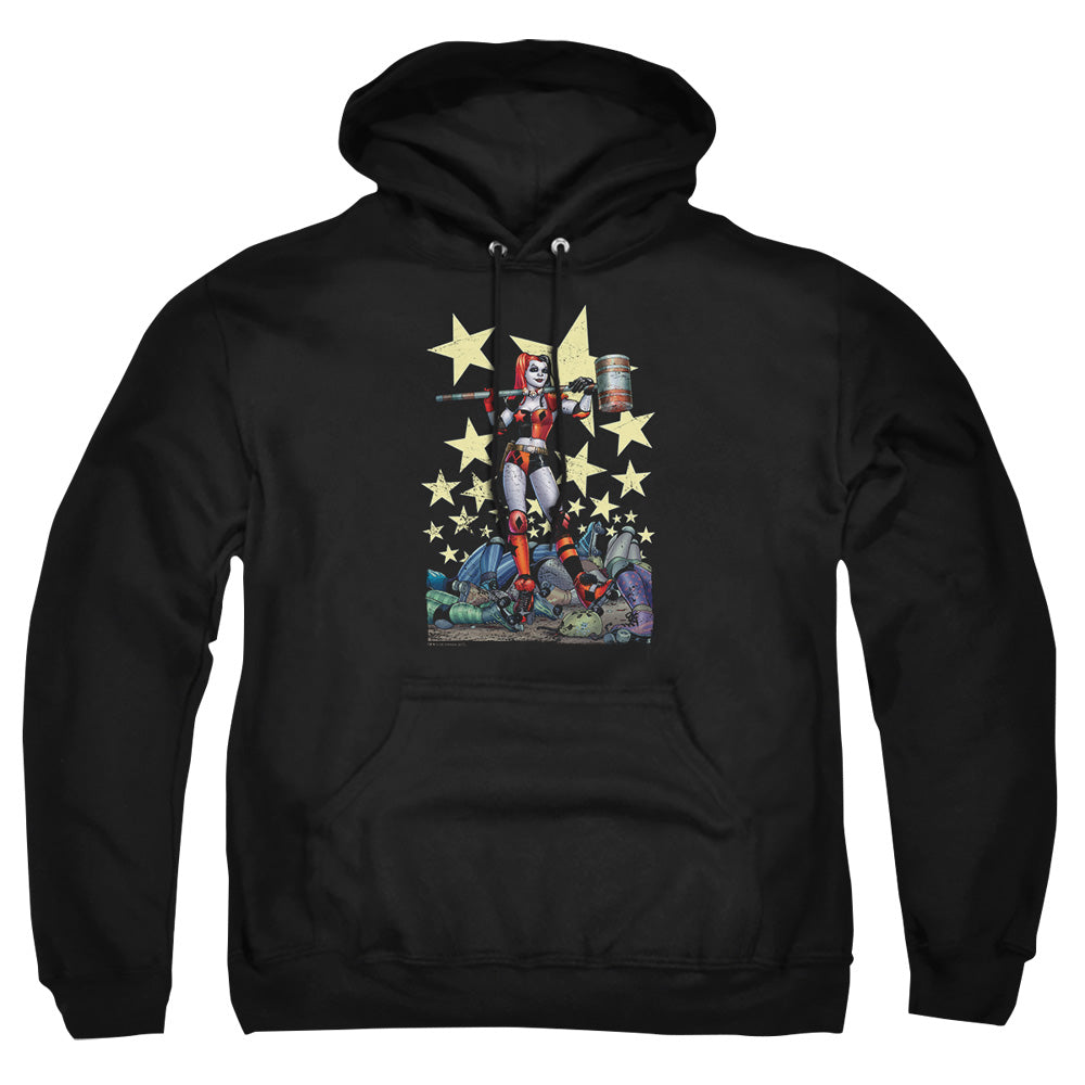 Batman Hammer Time Mens Hoodie Black Officially Licensed