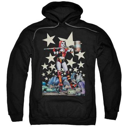 Batman Hammer Time Mens Hoodie Black Officially Licensed