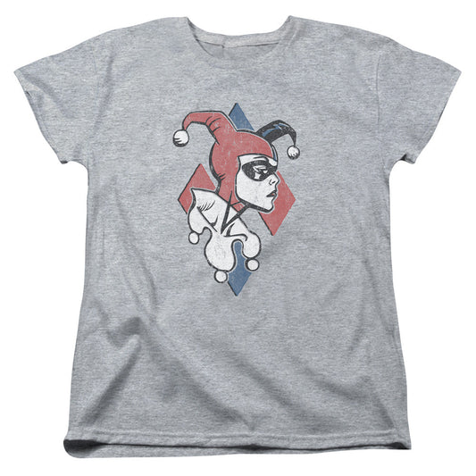 Batman Profiling Womens T Shirt Athletic Heather Officially Licensed