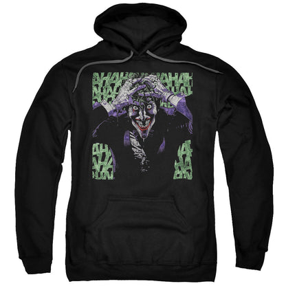 Batman Insanity Mens Hoodie Black Officially Licensed