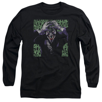 Batman Insanity Mens Long Sleeve Shirt Black Officially Licensed