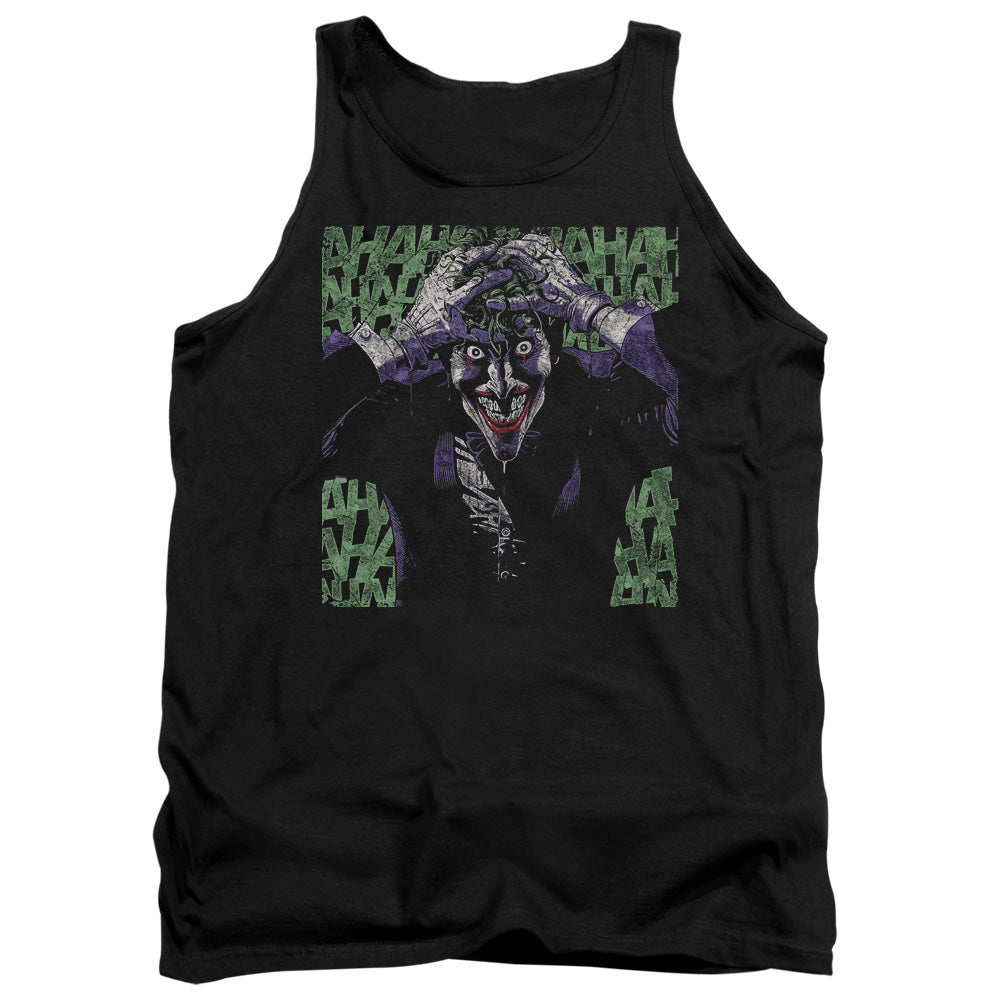 Batman Insanity Mens Tank Top Shirt Black Officially Licensed