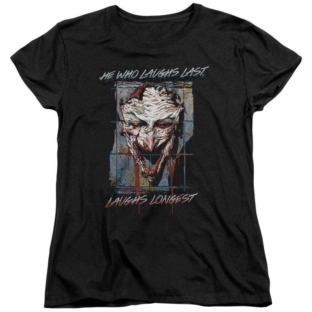 Batman Just For Laughs Womens T Shirt Black Officially Licensed