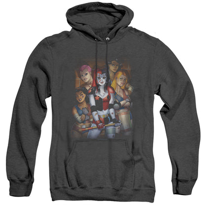 Batman Bad Girls Heather Mens Hoodie Black Officially Licensed