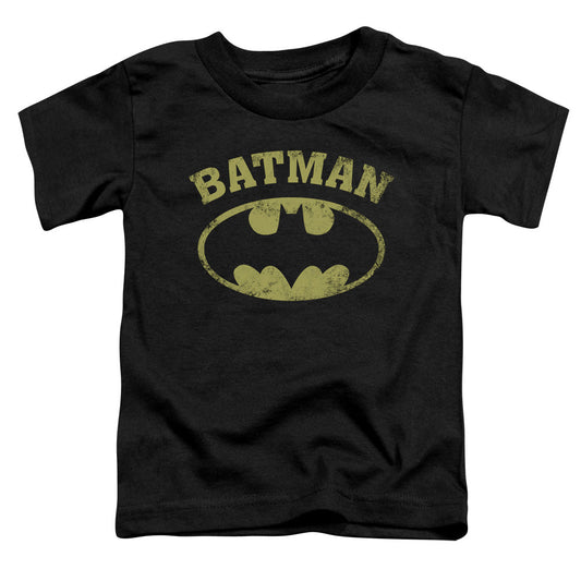 Batman Over Symbol Toddler Kids Youth T Shirt Black Officially Licensed