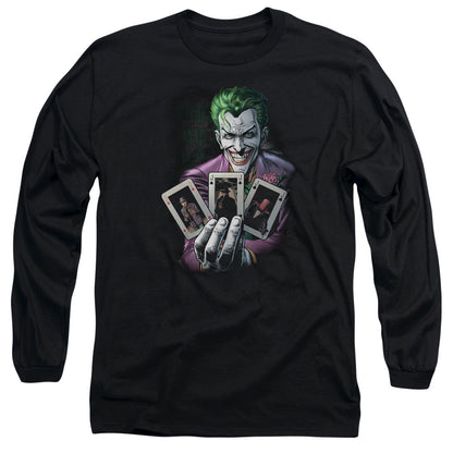 Batman 3 Of A Kind Mens Long Sleeve Shirt Black Officially Licensed